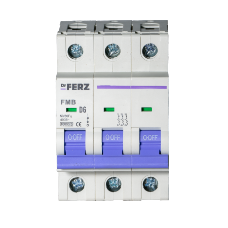 FMB-D 10kA 3P 06 х-ка D Автоматический выключатель